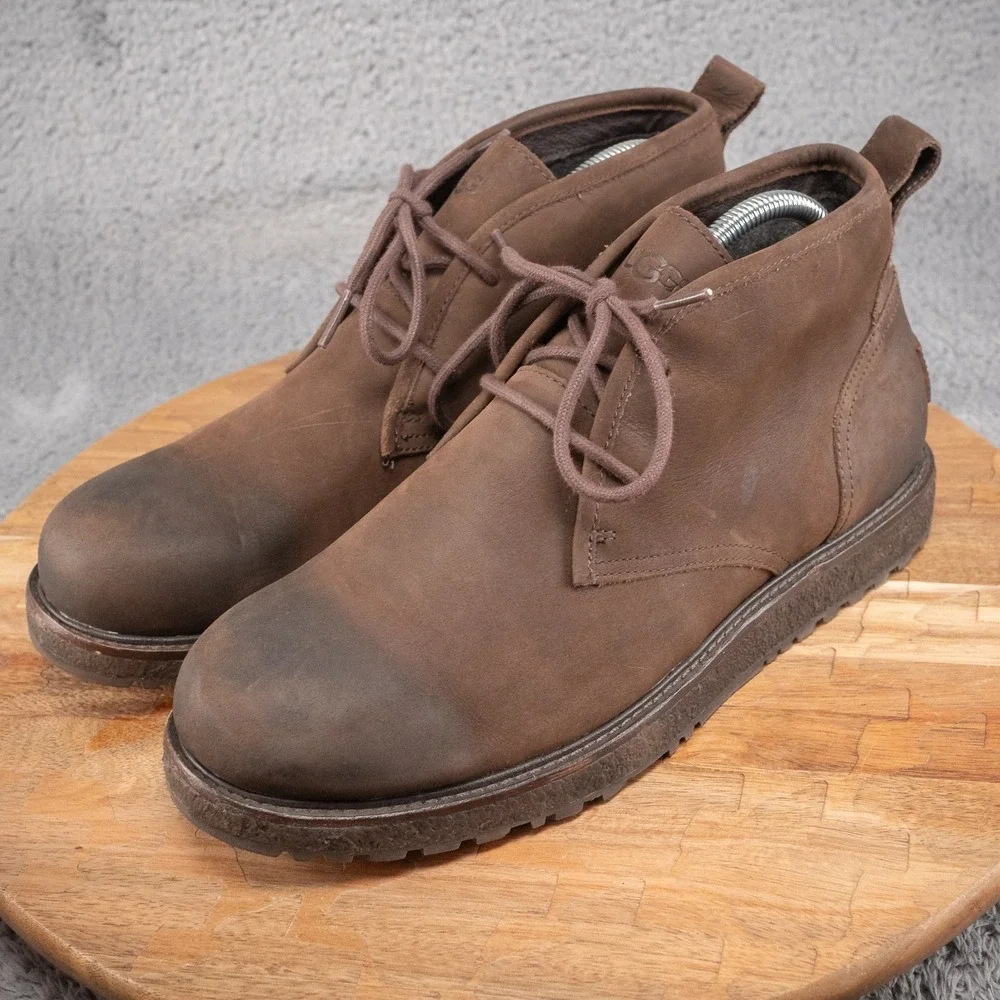UGG CALDERWOOD WATERPROOF MEN BOOTS LEATHER STOUT US 8 /UK 7 /EU‎ 40.5